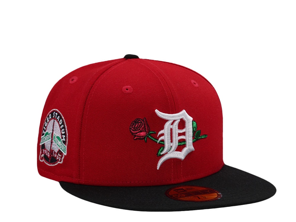 New Era Detroit Tigers Stadium Scarlet Rose Two Tone Edition 59Fifty Fitted Hat