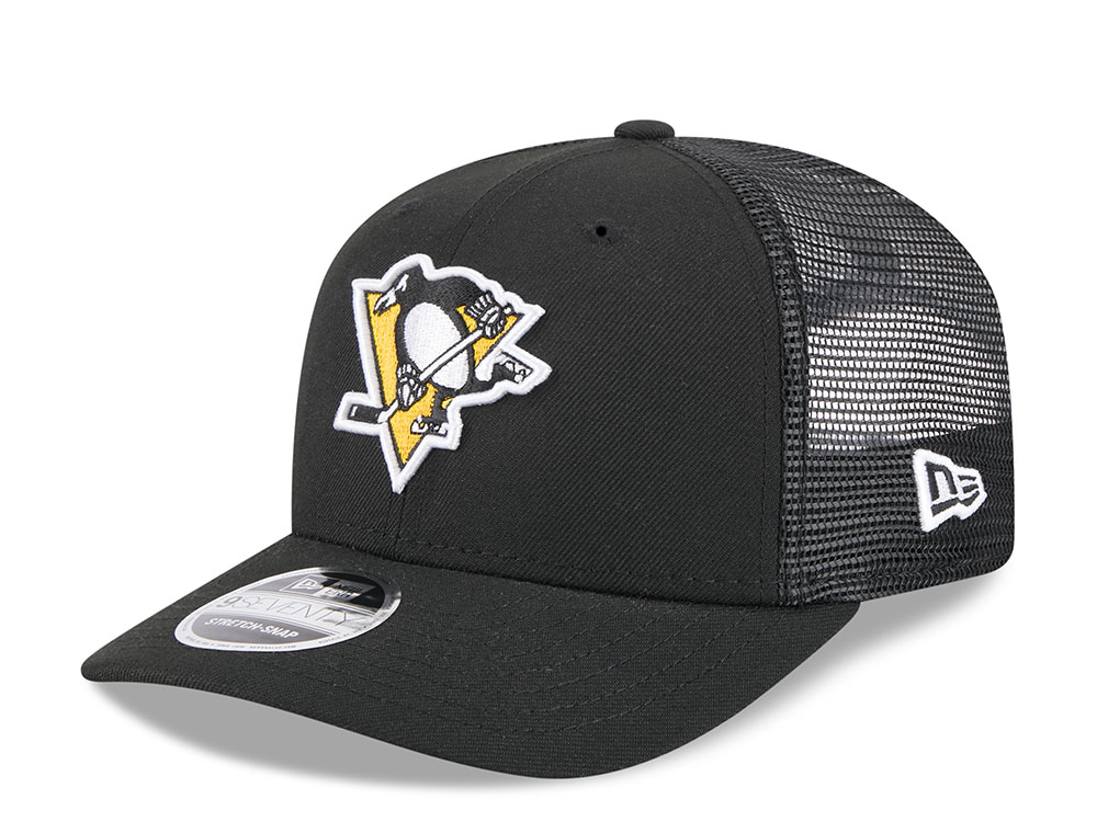 New Era Pittsburgh Penguins Black Edition 9Seventy Trucker Snapback Hat