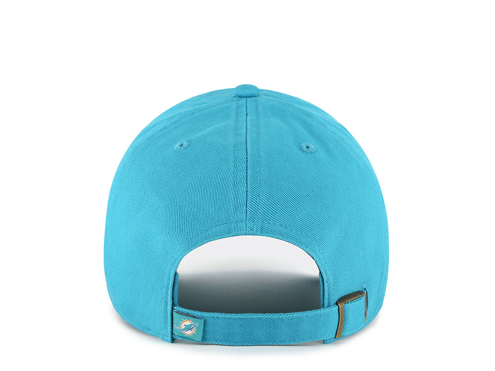 47Brand Miami Dolphins Neptune Blue Classic Edition Clean Up Strapback Hat