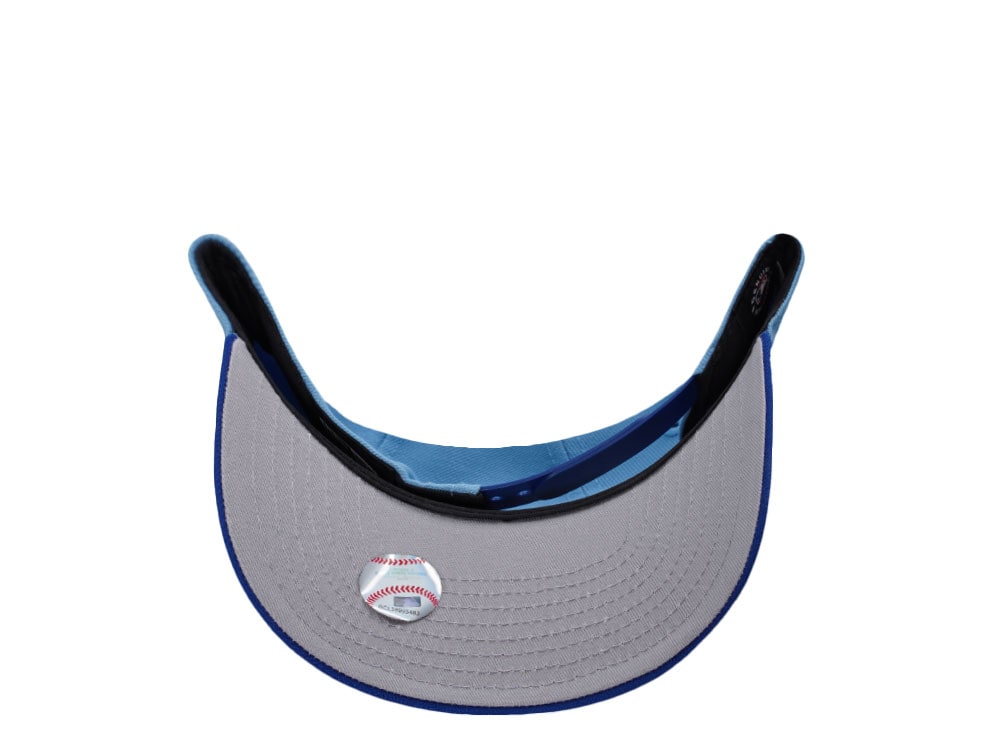 New Era Chicago Cubs Wrigley Field Sky Blue Two Tone Edition 9Fifty A Frame Snapback Hat