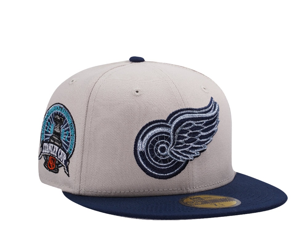 New Era Detroit Red Wings Stanley Cup 2002 Stone Two Tone Edition 59Fifty Fitted Hat