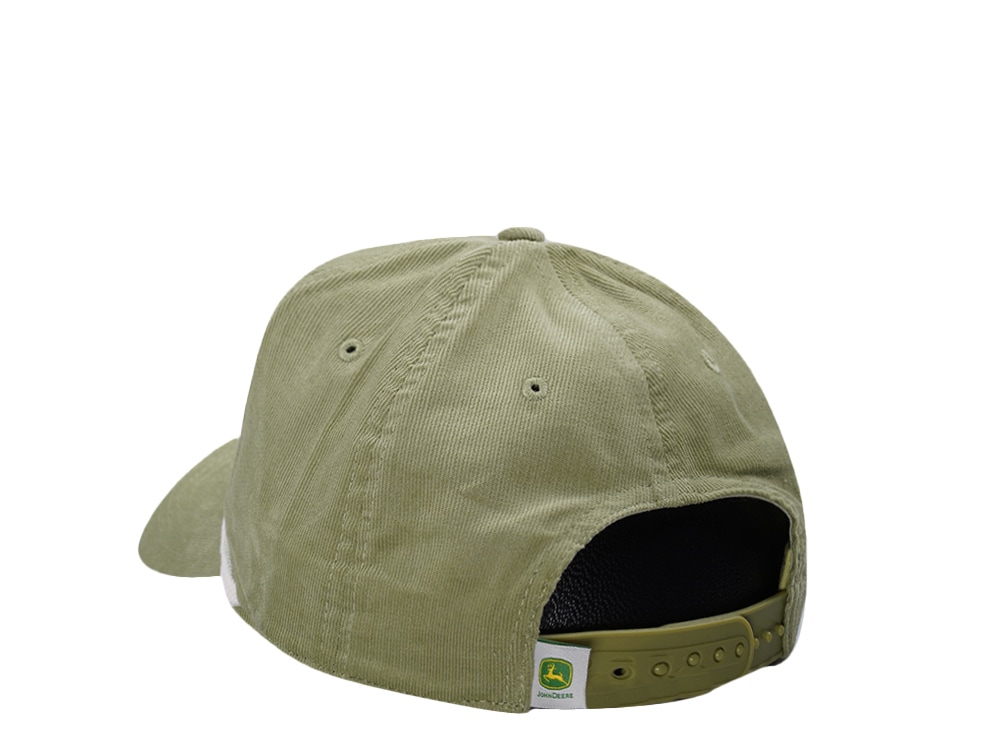 John Deere Cord Rope Olive Snapback Hat