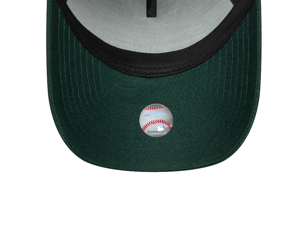 New Era New York Yankees Team Outline Dark Green 9Forty A Frame Snapback Hat