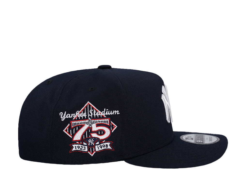 New Era New York Yankees 75th Anniversary Navy 9Fifty A Frame