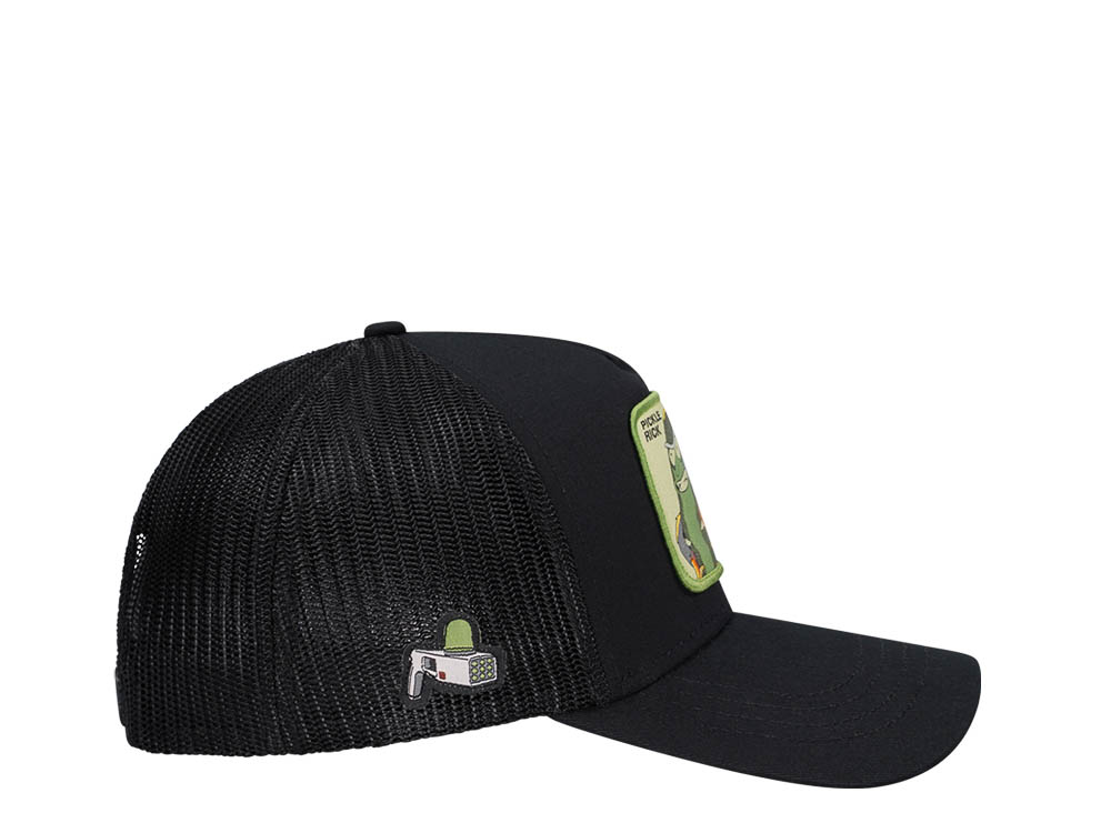 Capslab Rick and Morty Pickle Rick Trucker Snapback Hat