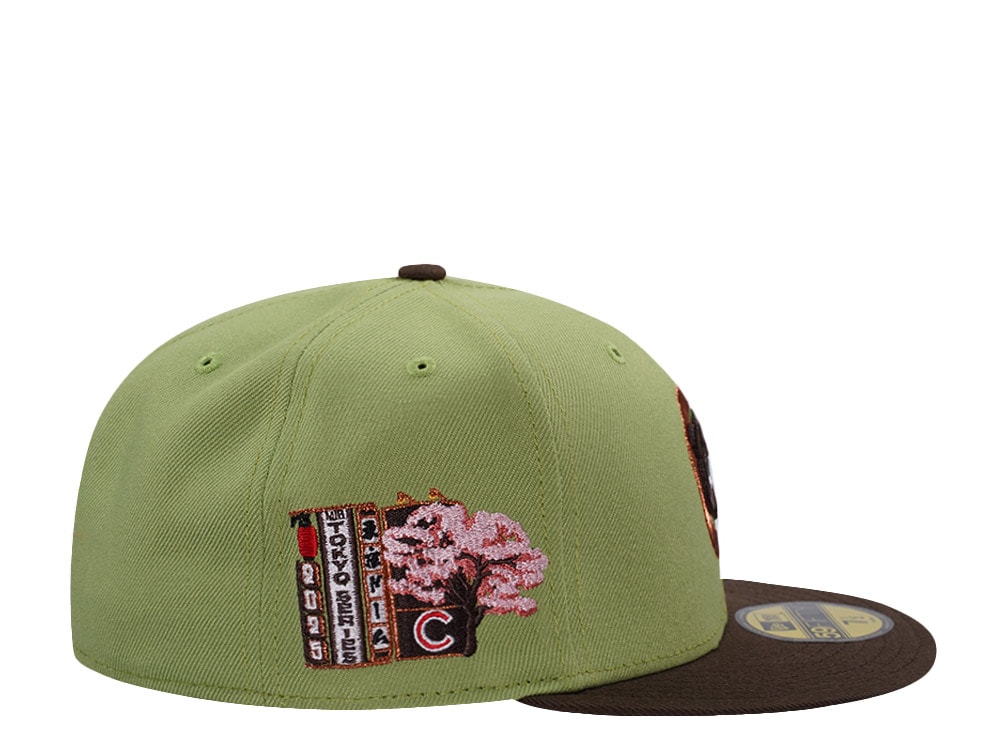 New Era Chicago Cubs Tokyo Series Matcha Two Tone Edition 59Fifty Fitted Hat