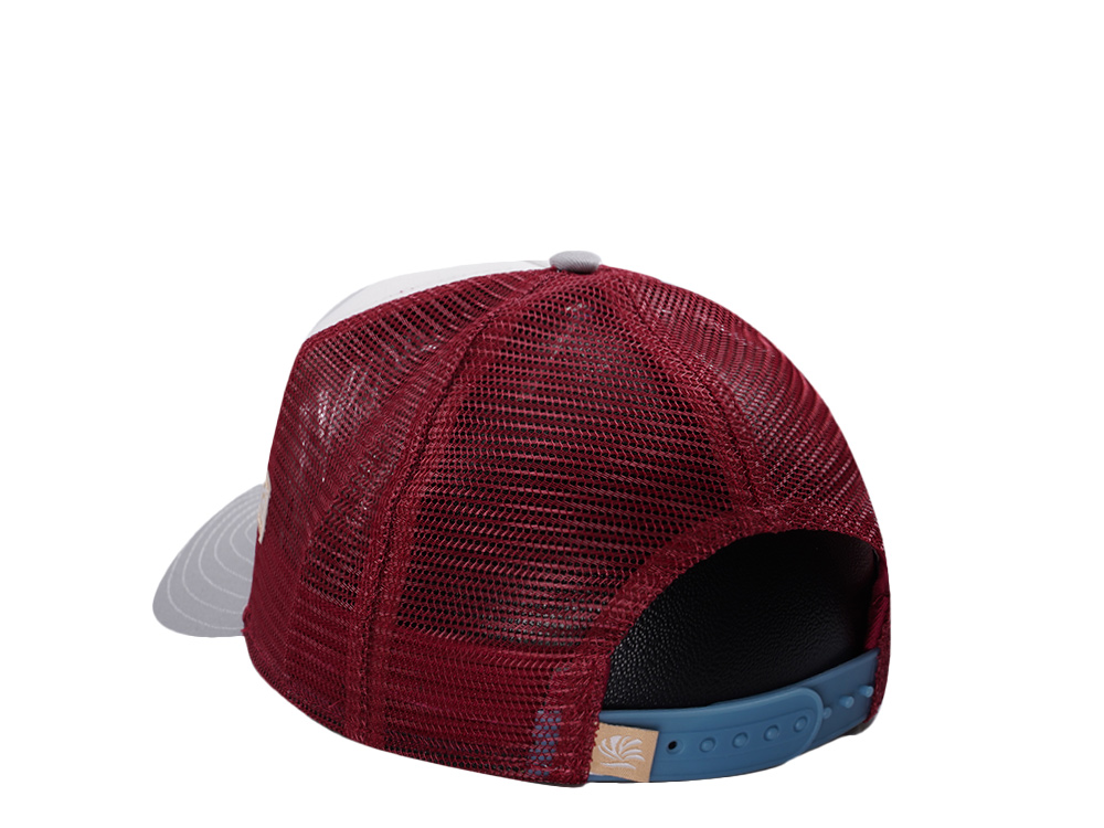 Djinns HFT Another Stupid Wave White Coastal Edition Trucker Snapback Hat