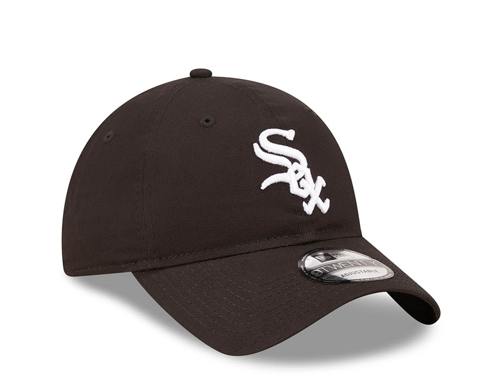 New Era Chicago White Sox League Essential Black 9Twenty Strapback Hat