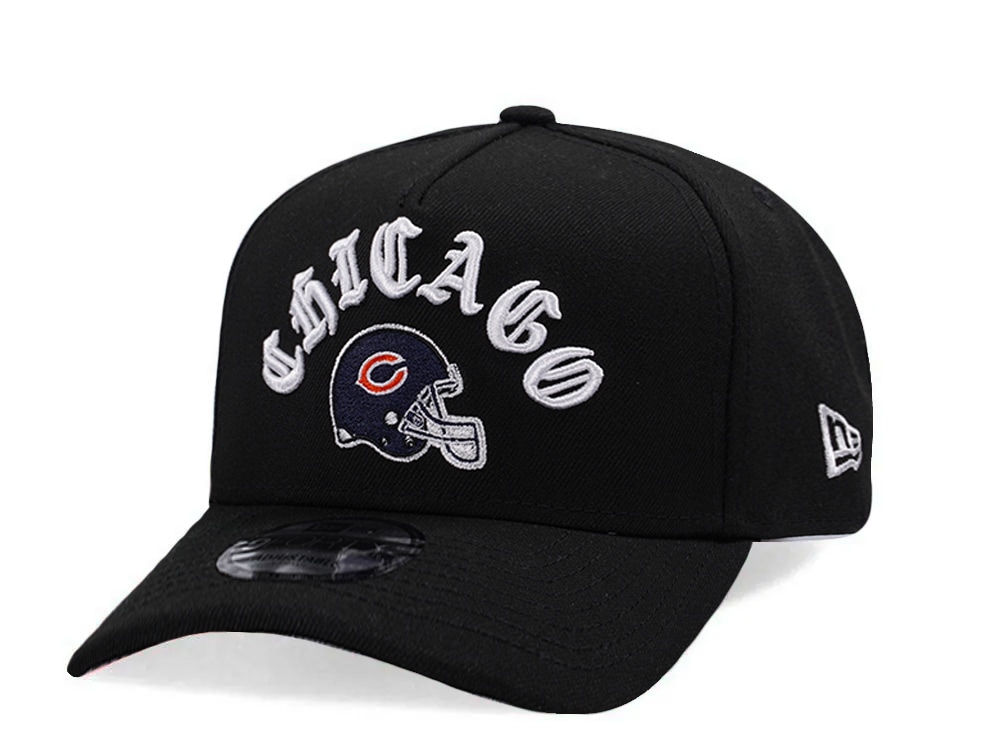 New Era Chicago Bears Helmet Black Prime Edition 9Forty A Frame Snapback Hat