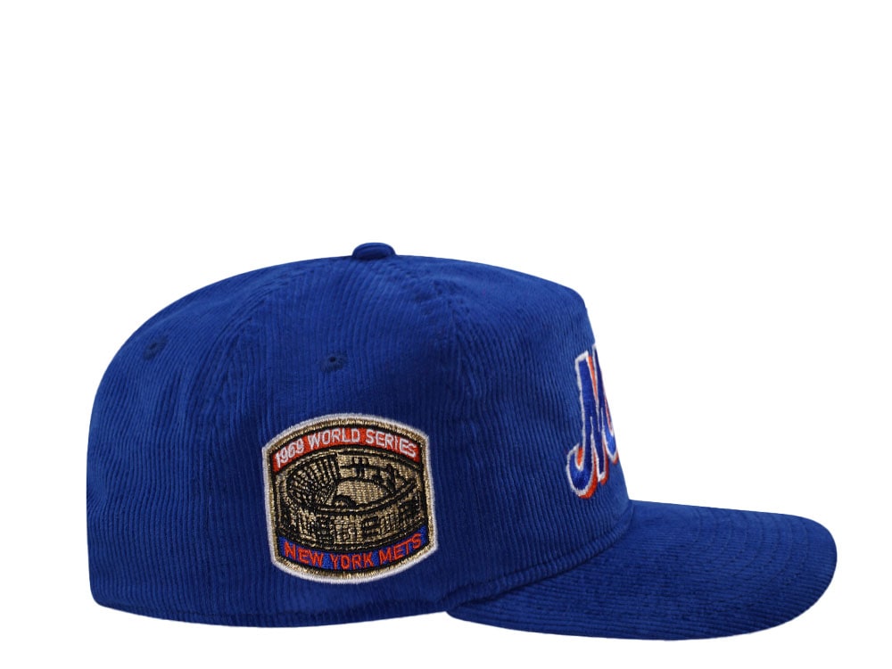 New Era New York Mets World Series 1968 Blue Corduroy Edition 19Twenty Snapback Hat