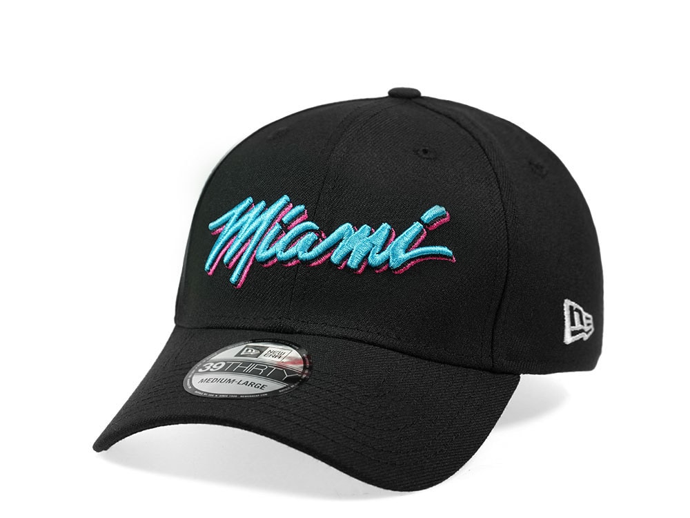 New Miami Heat Vice Edition Alternate 39Thirty Stretch Hat