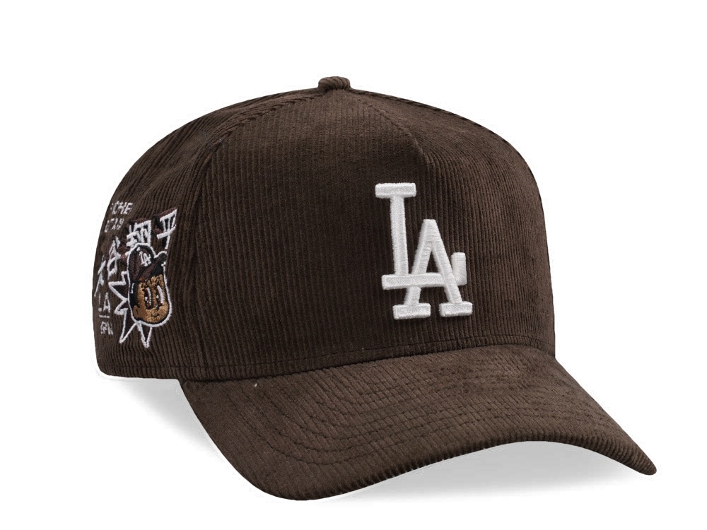 New Era Los Angeles Dodgers Ohtani Walnut Corduroy Prime Edition 9Forty A Frame Snapback Hat