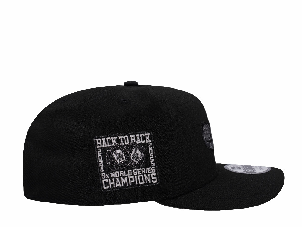 New Era Los Angeles Dodgers Back to Back Black Prime Edition 9Fifty A Frame Snapback Hat