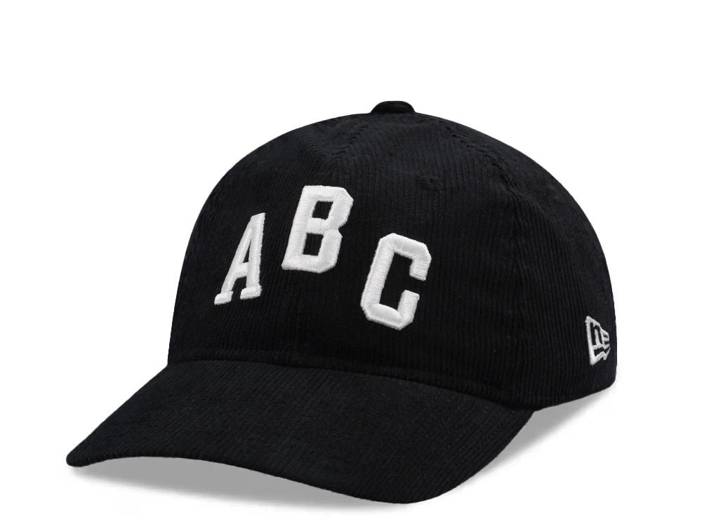 New Era Atlanta Black Crackers Corduroy Black Prime Edition 9Twenty Adjustable Hat