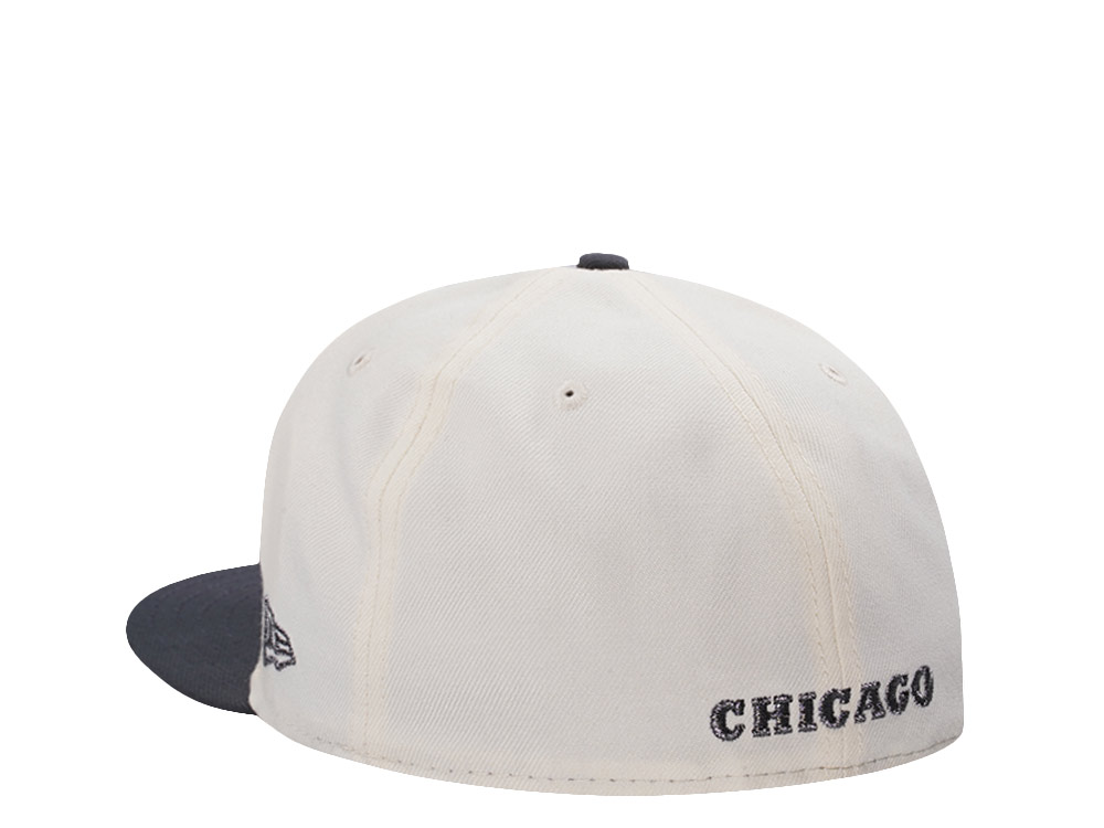 New Era Chicago Bulls 20th Anniversary Chrome Two Tone Edition 59Fifty Fitted Hat