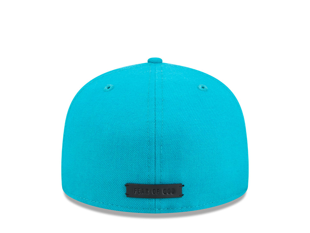 New Era Miami Marlins Fear of God Teal Essentials Classic Edition 59Fifty Fitted Hat