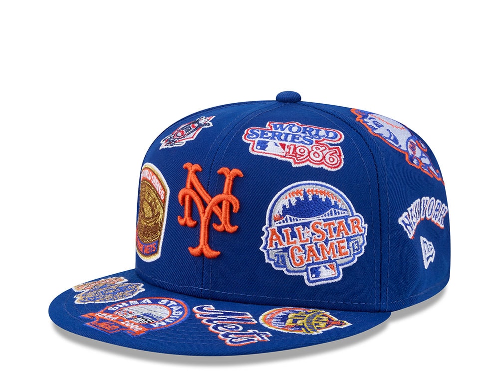 New Era New York Mets All Over Blue Edition 59Fifty Fitted Hat