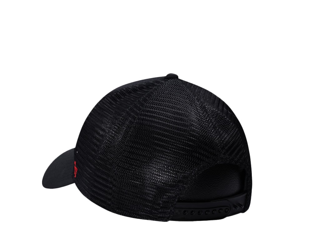 47Brand Boston Red Sox Black MVP Trucker Snapback Hat
