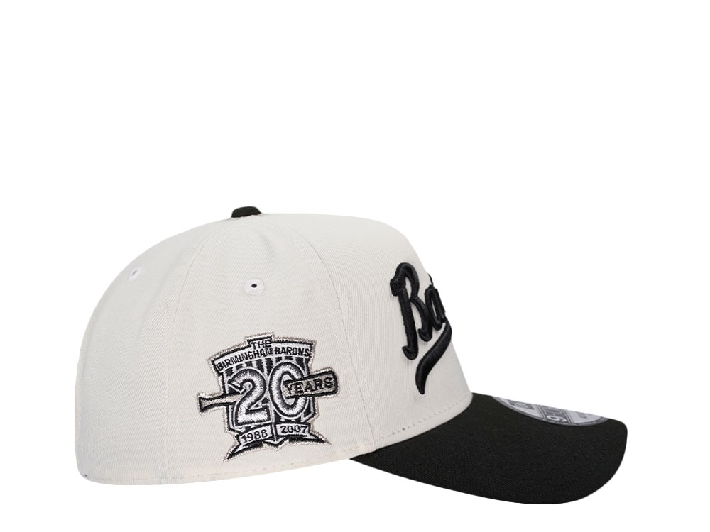 New Era Birmingham Barons 20 Years Chrome Two Tone Edition 9Forty A Frame Snapback Hat