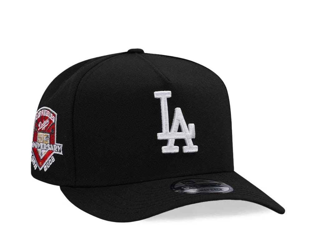 New Era Los Angeles 50th Anniversary Black Edition 9Fifty A Frame Snapback Hat