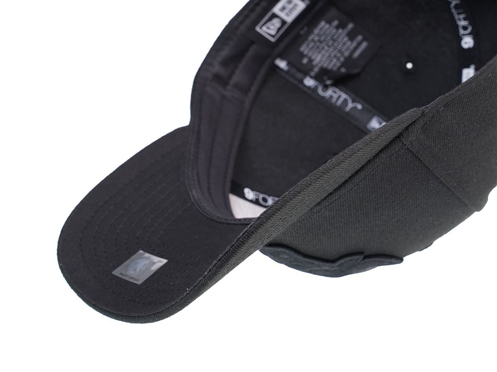 New Era Chicago Bulls Black on Black Edition 9Forty  Snapback Hat