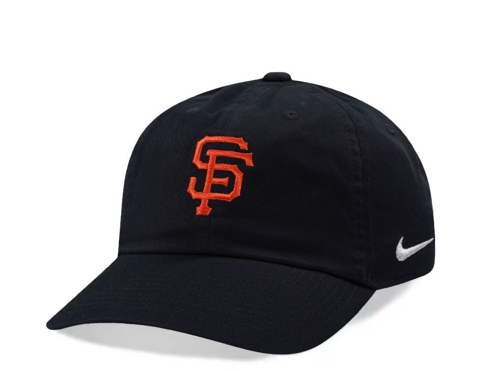 Nike San Francisco Giants Club Black Edition Strapback Hat