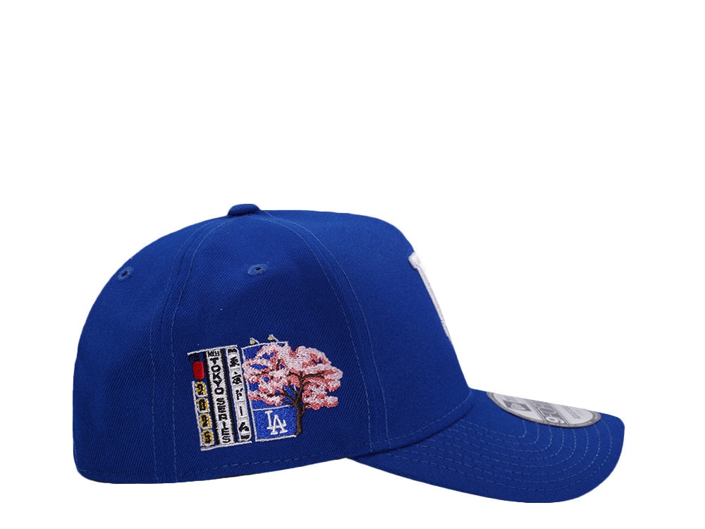 New Era Los Angeles Dodgers Tokyo Series Cat Royal Blue Prime Edition 9Forty A Frame Snapback Hat