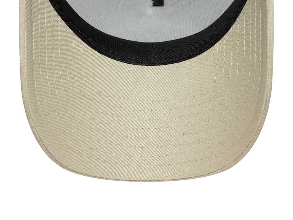 New Era Newcastle United Fc Faux Suede Stone Edition 9Forty A Frame Trucker Snapback Hat