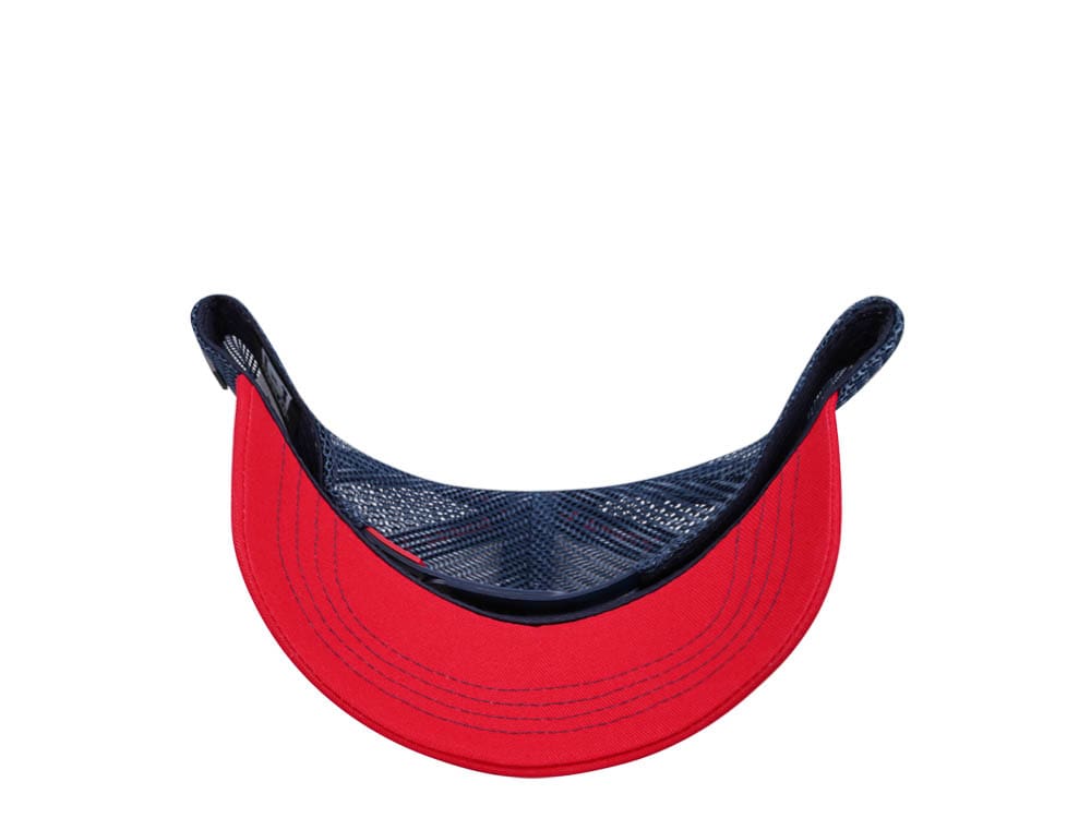 Capslab Cocktails Beerpong White Blue Red Trucker Snapback Hat