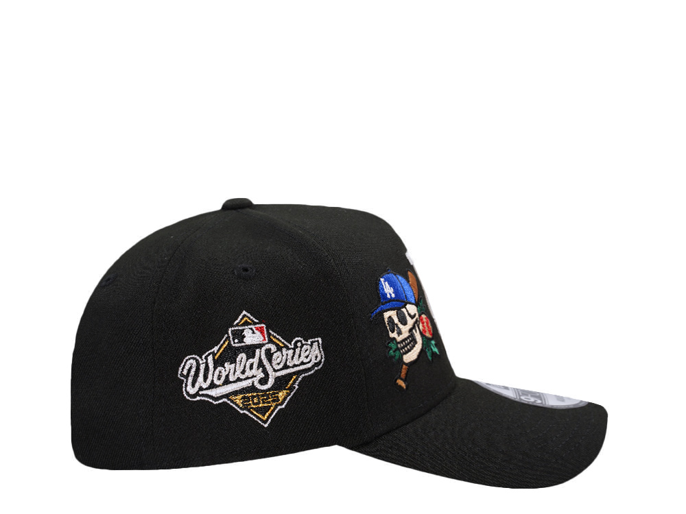 New Era Los Angeles Dodgers World Series 2025 Tattoo Black Prime Edition 9Forty A Frame Snapback Hat