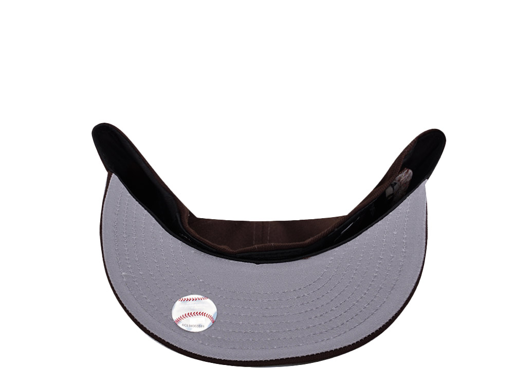 New Era Los Angeles Dodgers World Series 2025 Burnt Wood Prime Edition 59Fifty Fitted Hat