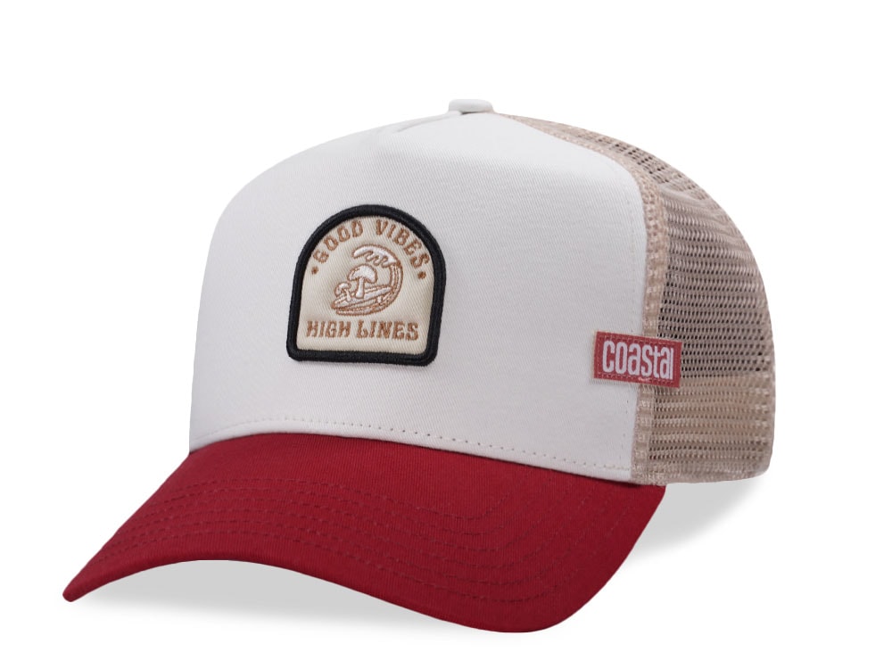 Djinns HFT High Lines Offwhite Two Tone Edition Trucker Snapback Hat