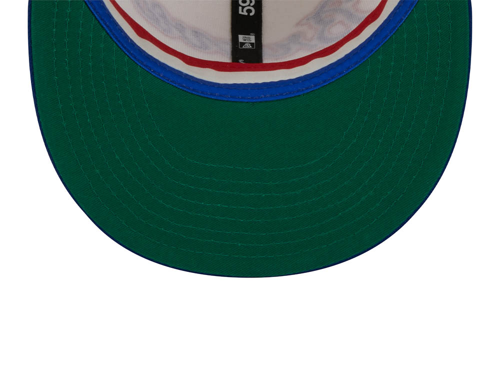 New Era Atlanta Braves Stone Retro Script Throwback Edition