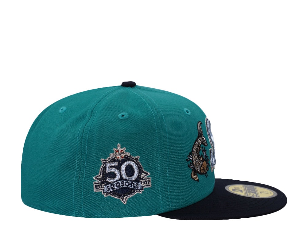 New Era Seattle Mariners 50th Anniversary Northwest Green Two Tone Edition 59Fifty Fitted Hat