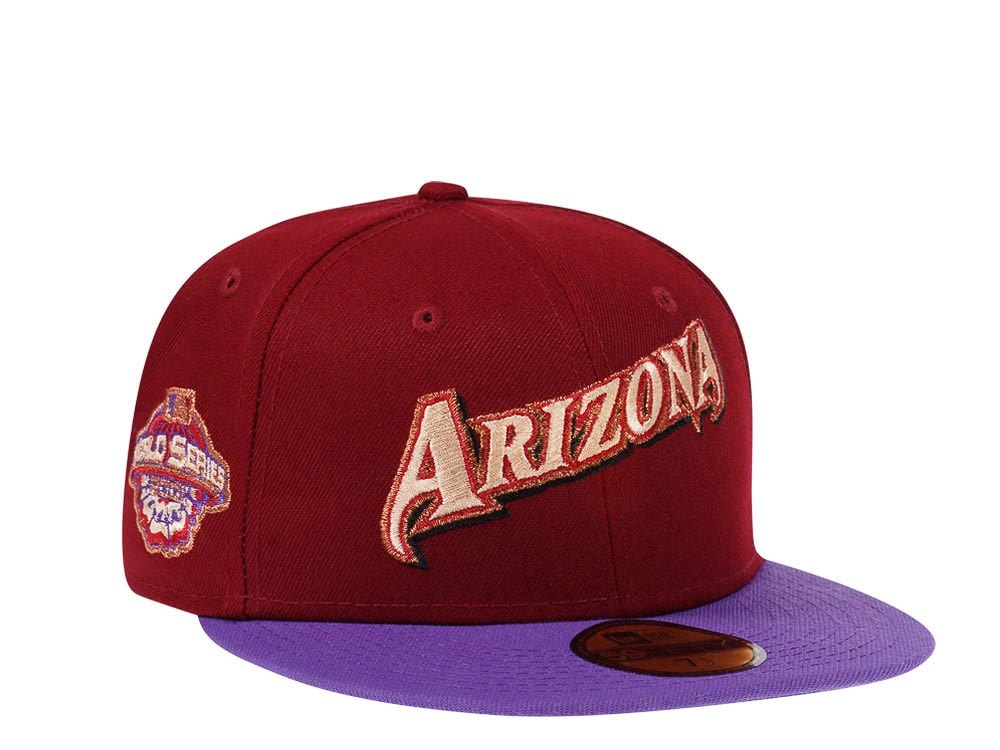 New Era Arizona Diamondbacks World Series 2001 Script Prime Edition 59Fifty Fitted Hat
