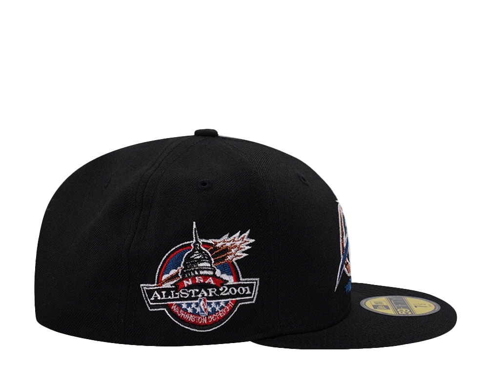 New Era Washington Wizards All Star Game 2001 Wool Black Throwback Edition 59Fifty Fitted Hat