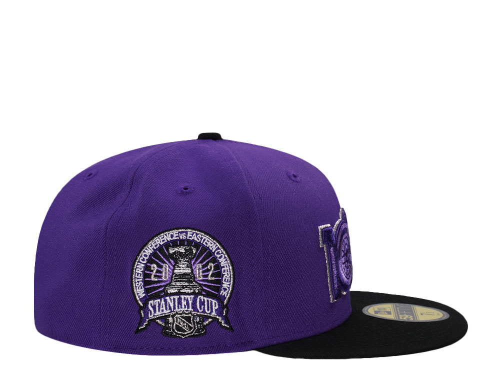 New Era Detroit Red Wings Stanley Cup Final 2002 Purple Two Tone Edition 59Fifty Fitted Hat