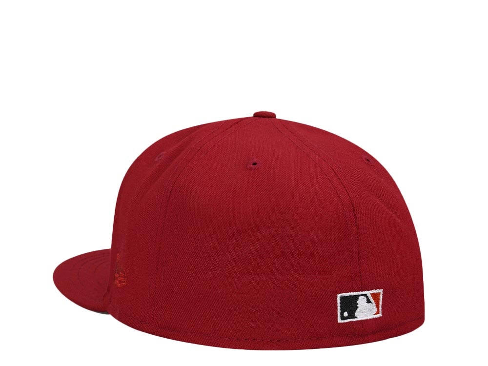New Era Houston Astros Inaugural Season 2000 Brick Red Classic Edition 59Fifty Fitted Hat