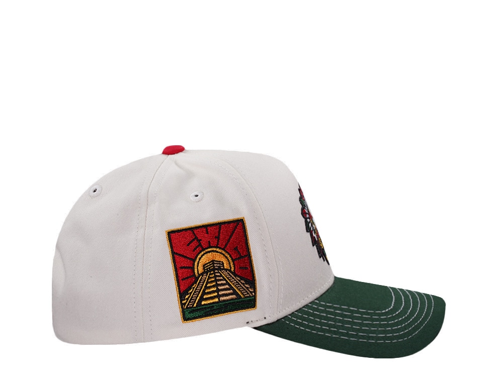 Parallel Union Mexico Skull Headdress Chrome Two Tone Edition Snapback Hat