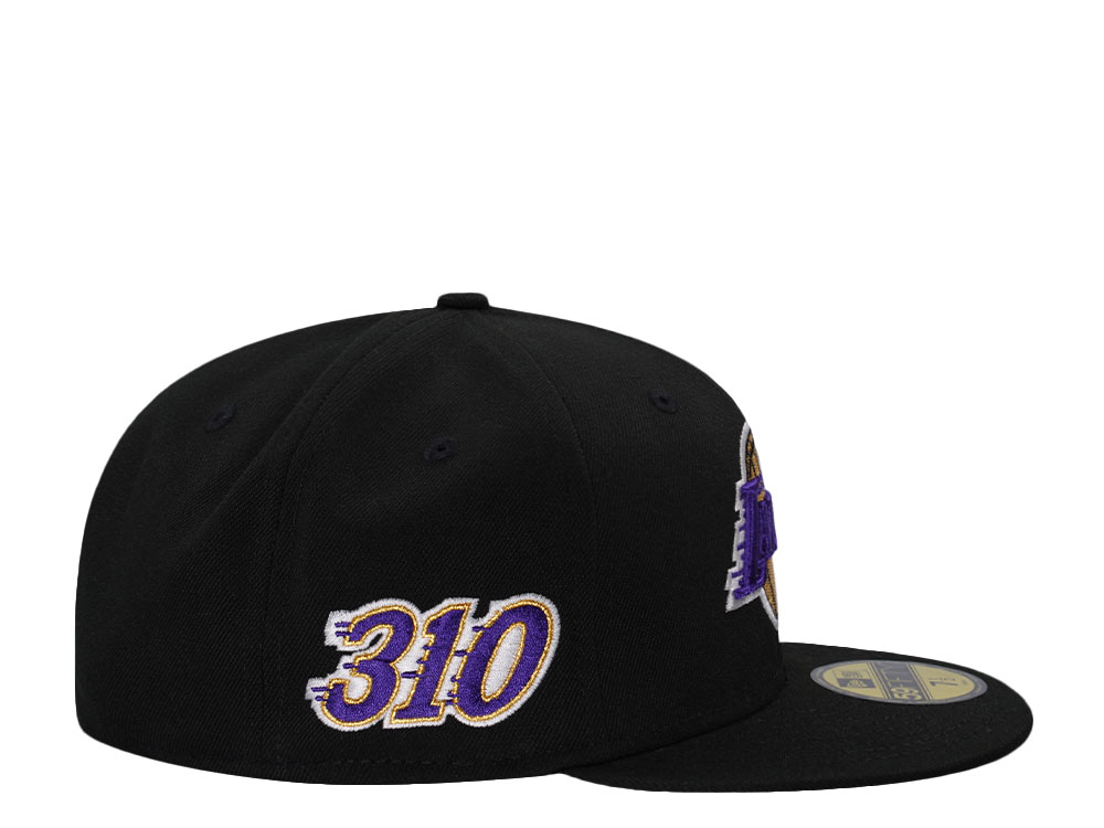 New Era Los Angeles Lakers Lakeshow Gold Black Edition 59Fifty Fitted Hat