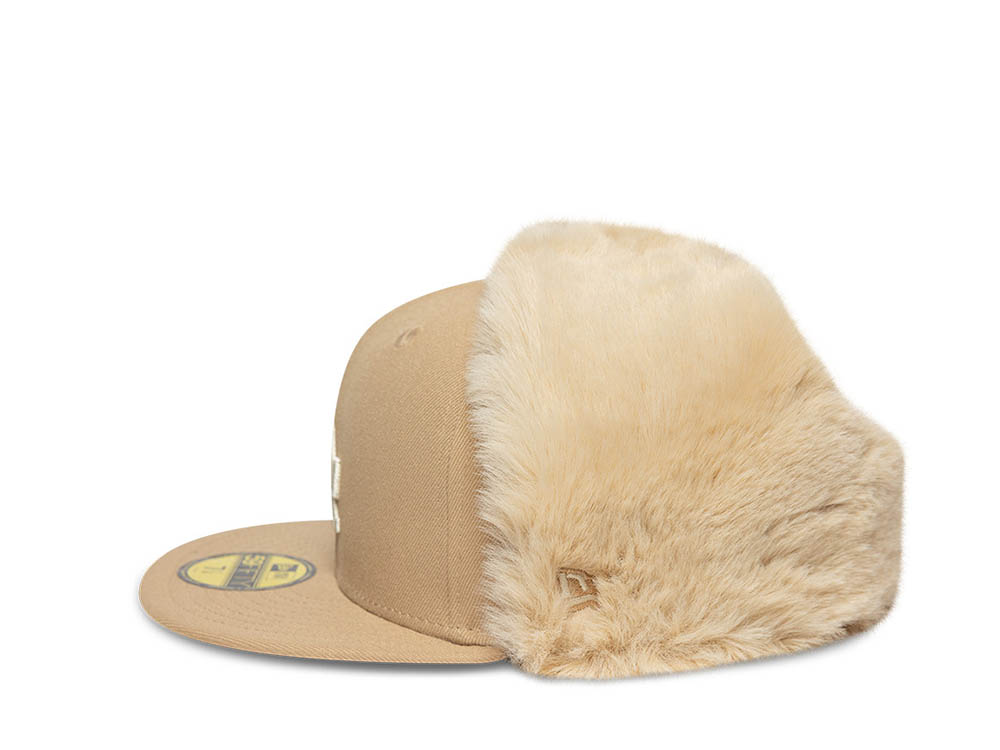 New Era Los Angeles Dodgers World Series 1981 Camel Prime Edition 59Fifty Dogear Fitted Hat