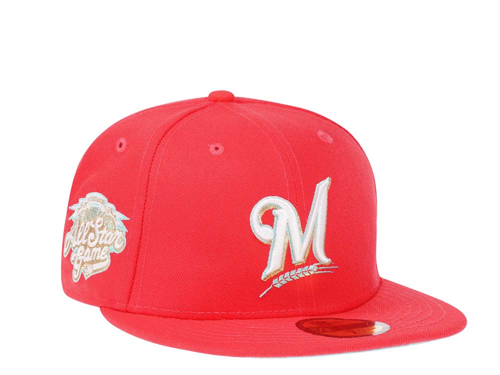 New Era Milwaukee Brewers All Star Game 2012 Lava Mint Edition 59Fifty Fitted Hat