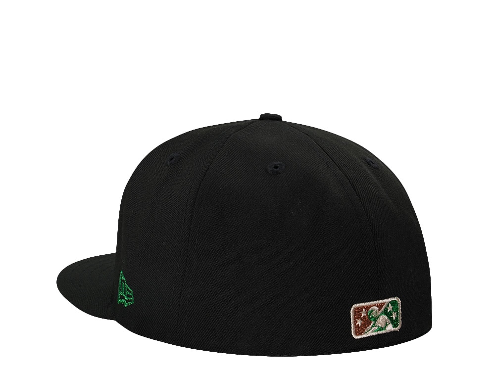 New Era Arkansas Mad Mallards Black Metallic Edition 59Fifty Fitted Hat