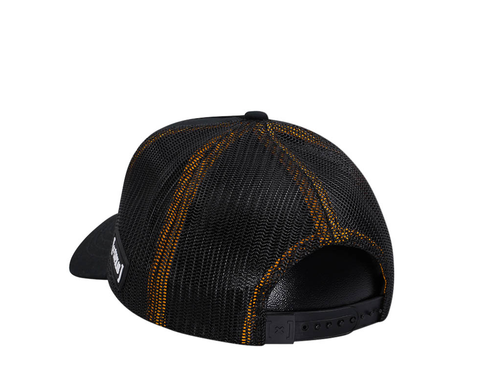 Capslab Looney Tunes Daffy Duck Black Trucker Snapback Hat