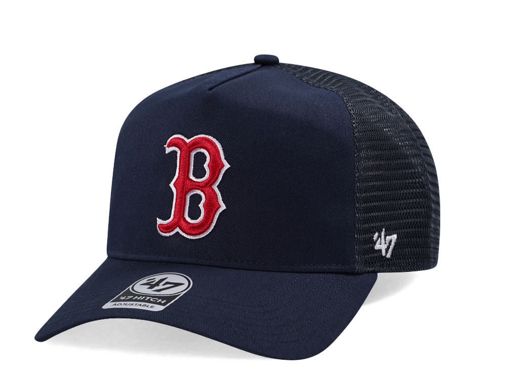 47Brand Boston Red Sox Navy Trucker Hitch Snapback Hat