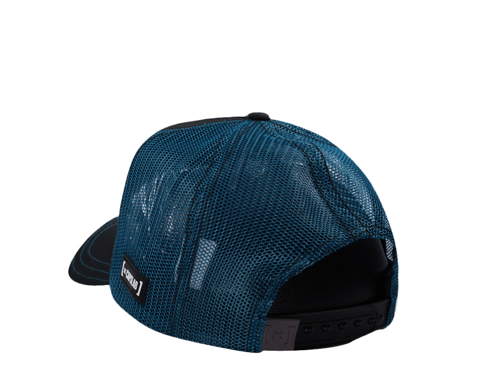 Capslab Looney Tunes Taz Black Trucker Snapback Hat