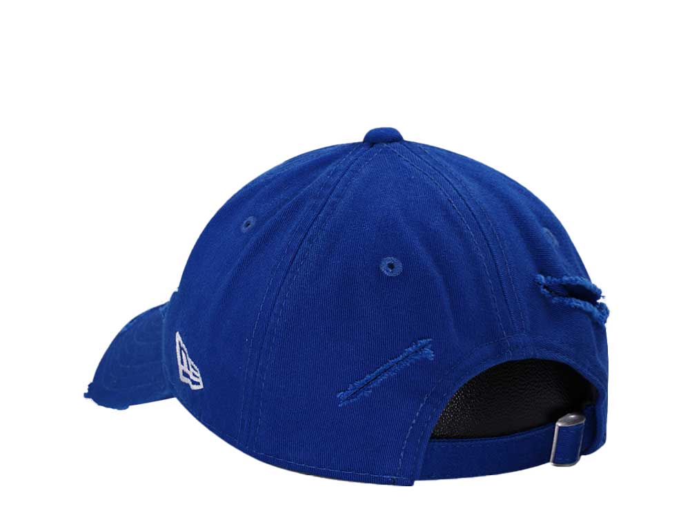 New Era New York Mets Light Royal Washed Distress 9Twenty Strapback Hat