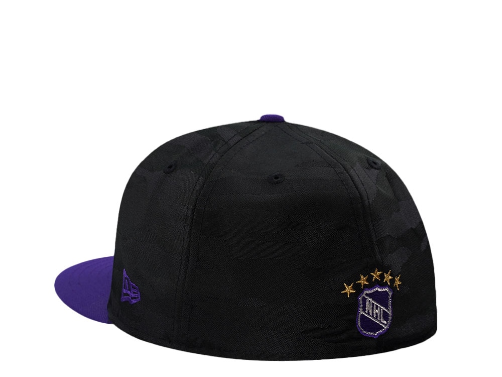New Era Los Angeles Kings 25th Anniversary Black Two Tone Edition 59Fifty Fitted Hat
