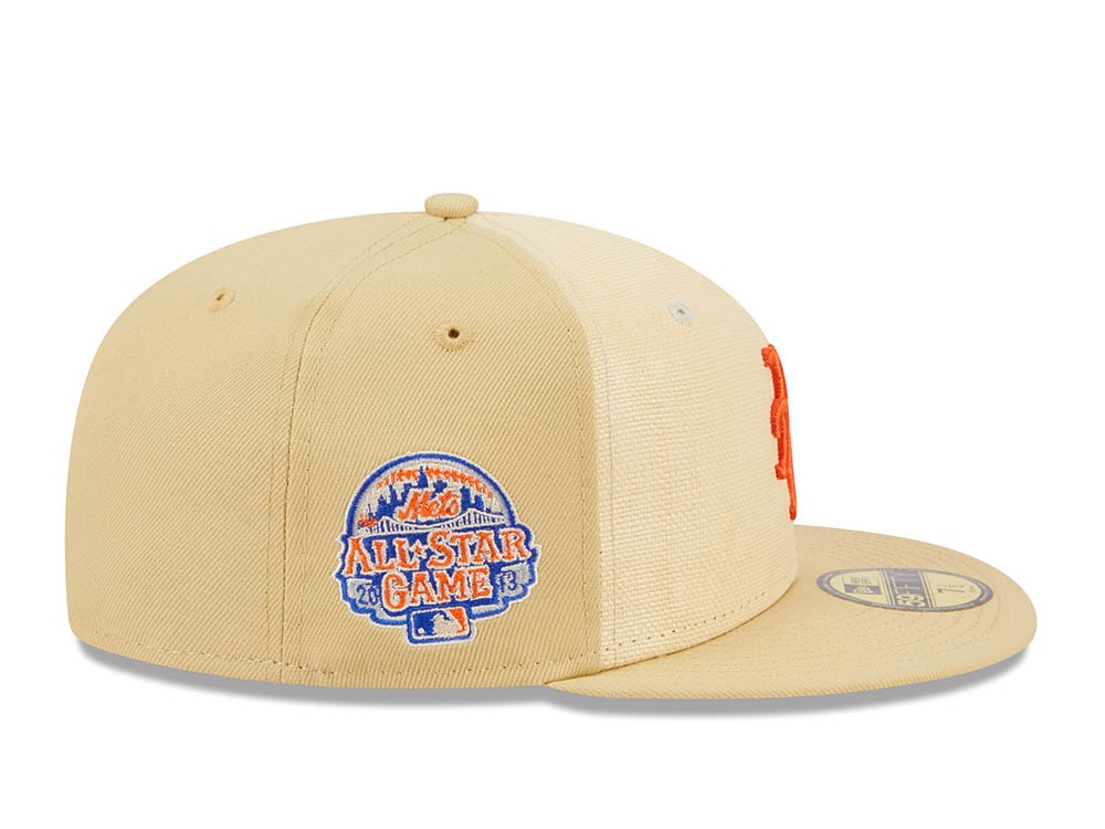 New Era New York Mets All Star Game 2013 Raffia Front Vegas Gold Edition 59Fifty Fitted Hat