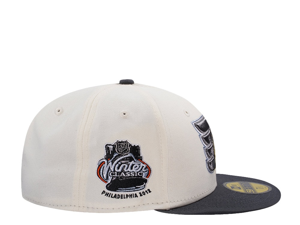 New Era Philadelphia Flyers Winter Classic 2012 Chrome Two Tone Edition 59Fifty Fitted Hat